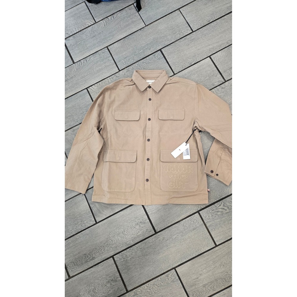 HONOR THE GIFT‎ Inner City Chore Jacket Tan Menswear Medium Casual Workwear